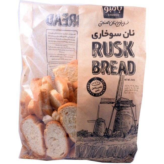 نان سخاری250گرمی بامبو