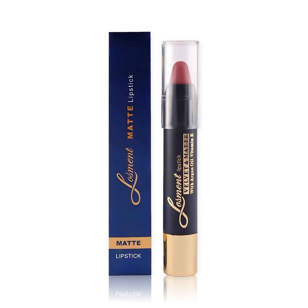 رژلب مدادی مات لوسمنت با ویتامین E و روغن آرگان – Losment Matte Lipstick Argan Oil & Vitamin E