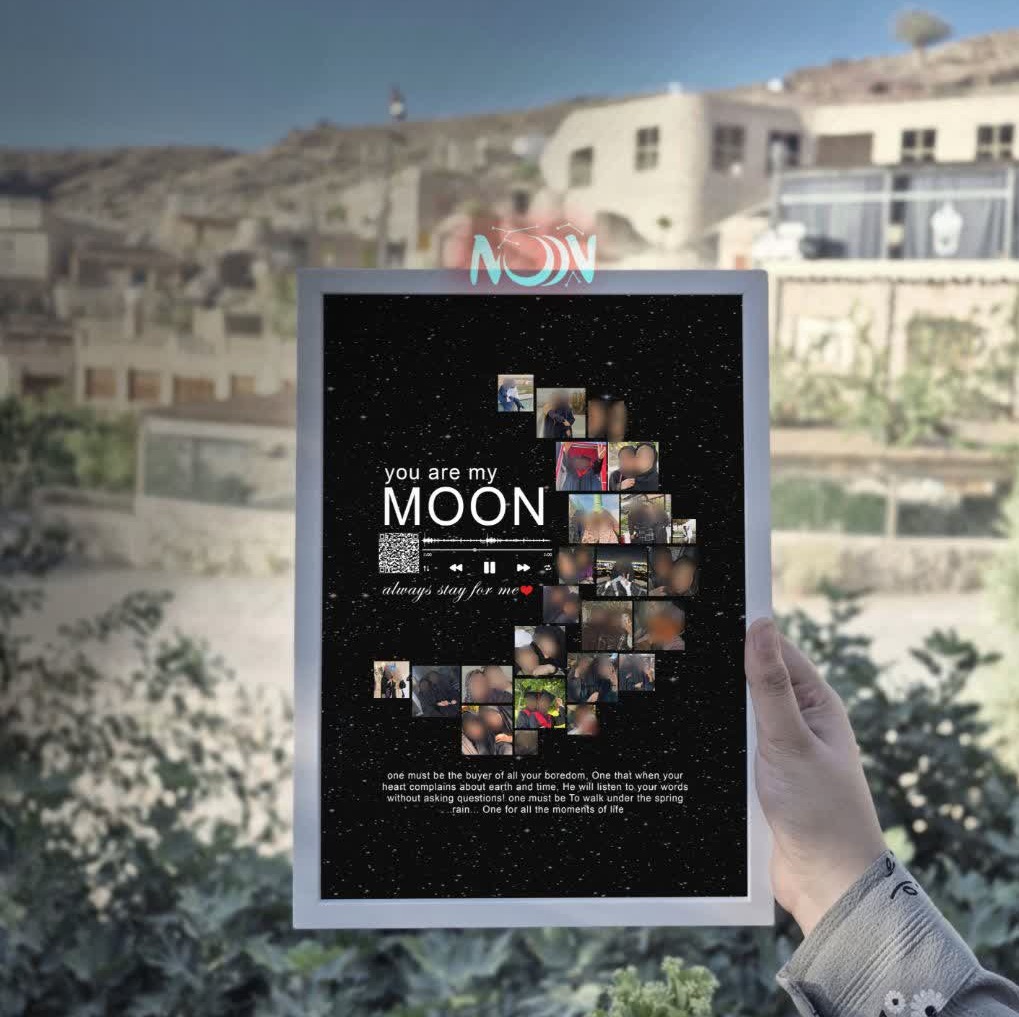 تابلو طرح ماه