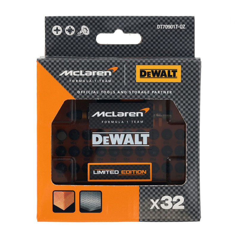 سری پیچ گوشتی دیوالت مدل فشار قوی کد DT70901T-QZ مجموعه 32 عددیجدید