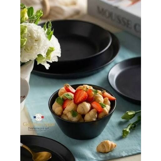 سرویس 26 پارچه مشکی استراکچر گلدن اپال kasi+جدید