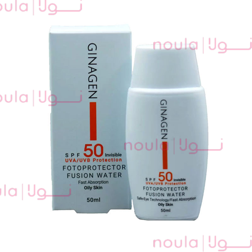 کرم ضد آفتاب بی رنگ ژیناژن پوست چرب و مختلط