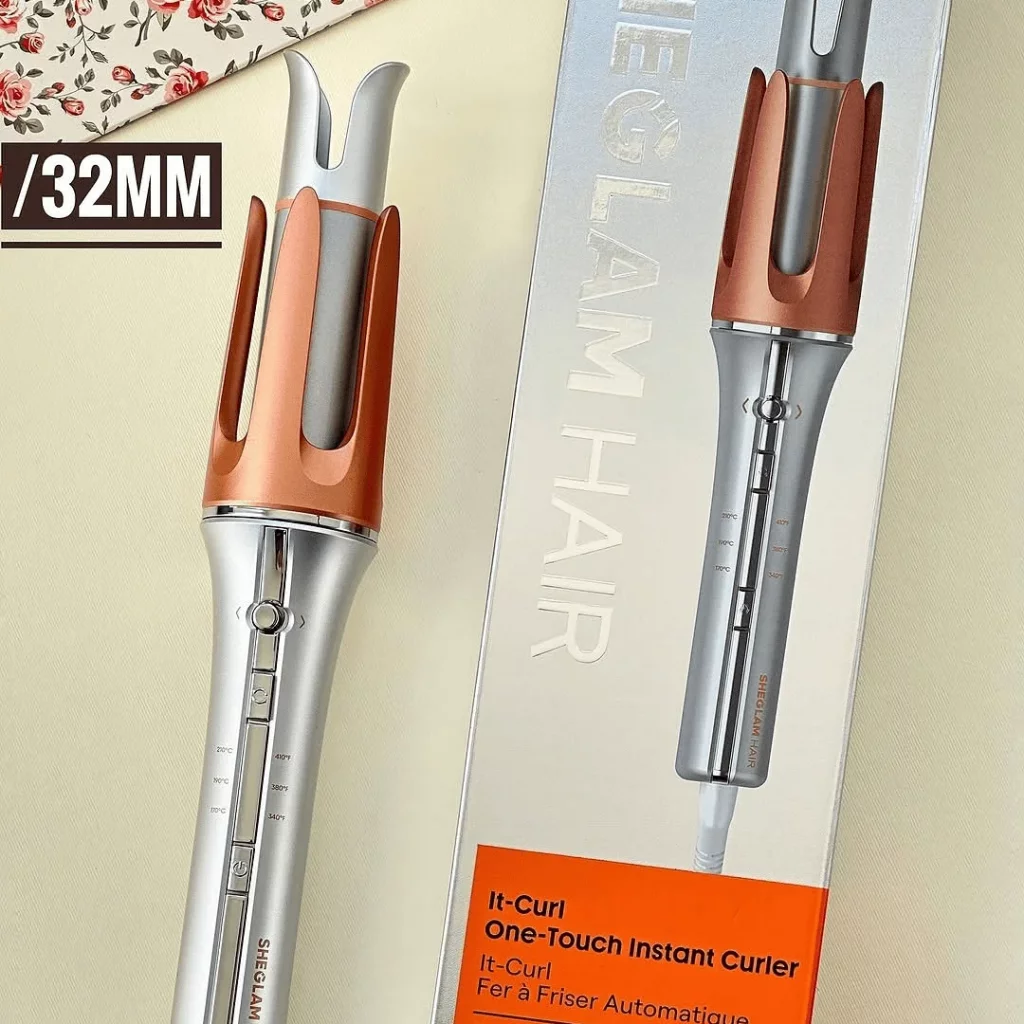 دستگاه کرلی اتوماتیک سایز 32 شیگلم | SHEGLAM It-Curl One-Touch Instant Curler - 32mm