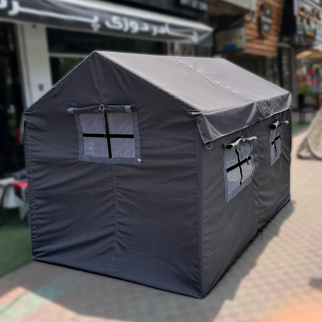 چادر اسکلتی با برزنت نانو 2*3 همراه با توری