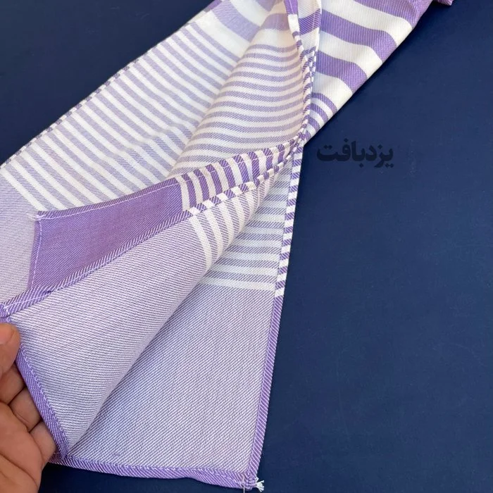 حوله باشگاهی نخی یزدی رنگ یاسی