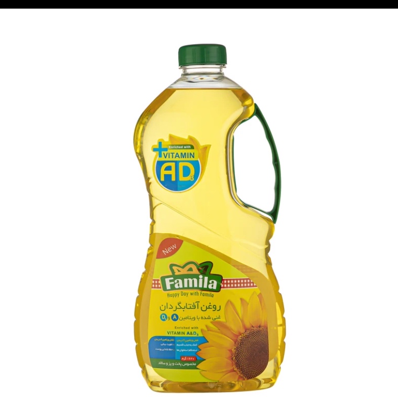 روغن مایع فامیلا پخت پز 3 عددی 1620گرم( 1.8 لیتری)