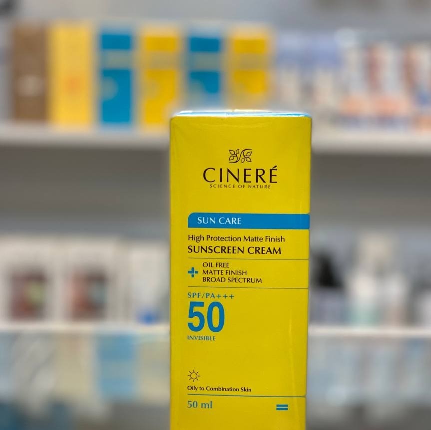 کرم ضدآفتاب سینره SPF 50