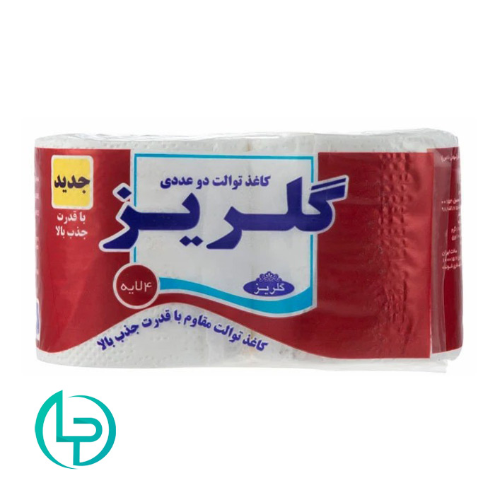 دستمال توالت دو قلو گلریز