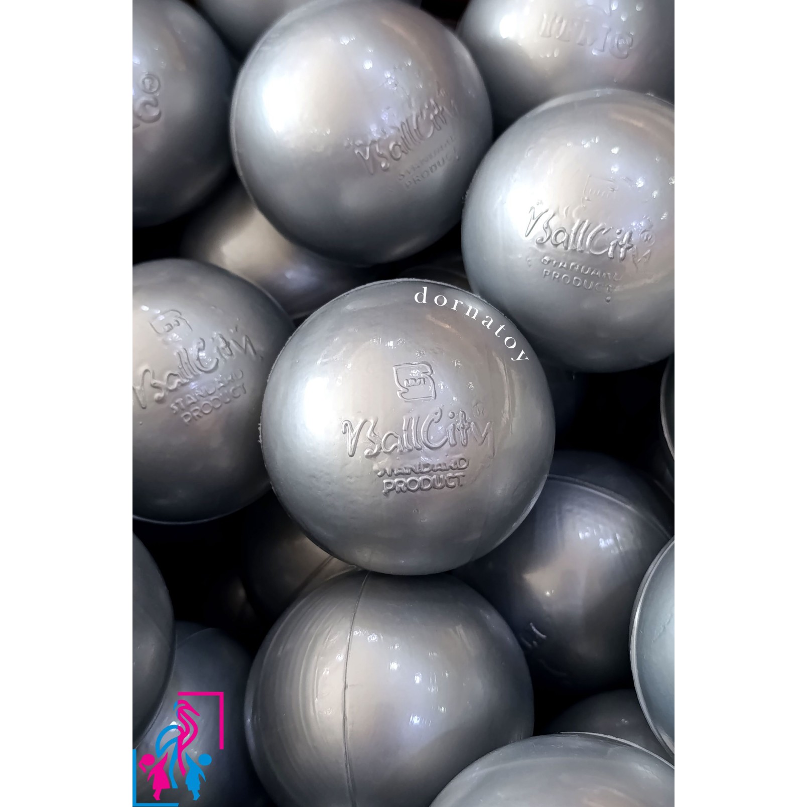 توپ استخری استاندارد نقره ای 900 عددی(پس کرایه)