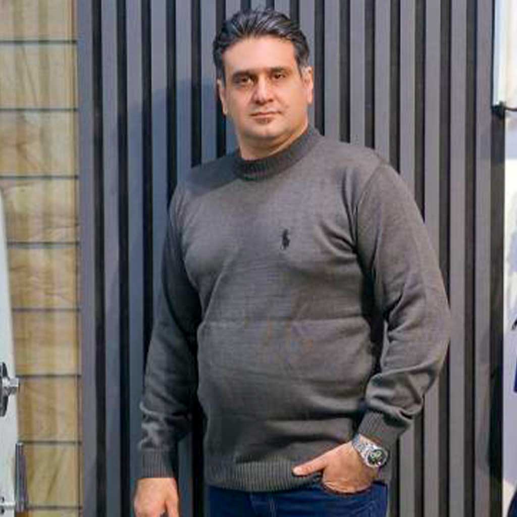 بافت سایز بزرگ مردانه رنگ دودیجدید