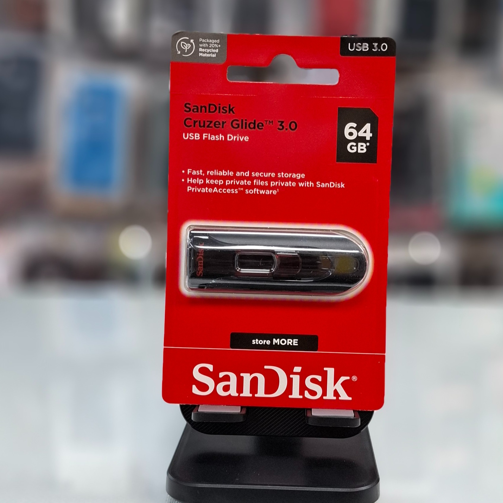 فلش SanDisk Glide 64G - یوشاپ (U-Shop)جدید