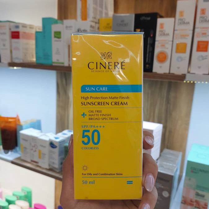 کرم ضد آفتاب پوست چرب مات فینیش سینره SPF50