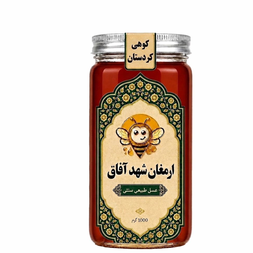عسل طبیعی شهد وحشی کردستان 1000 گرم
