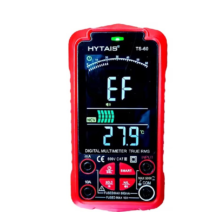 مولتی متر دیجیتال HYTAIS مدل TS60 با نمایشگر رنگی 2.5 اینچی