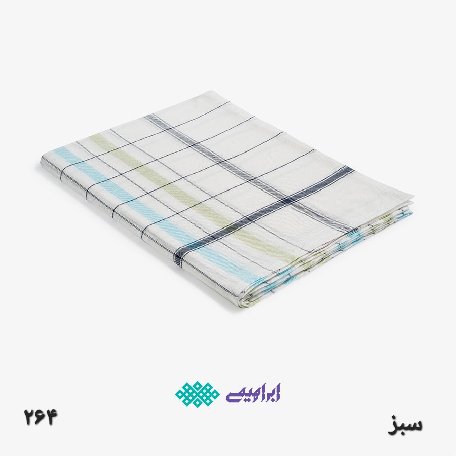 شمد یزدی ابراهیمی طرح چهارخونه ریز سایز 160x240جدید