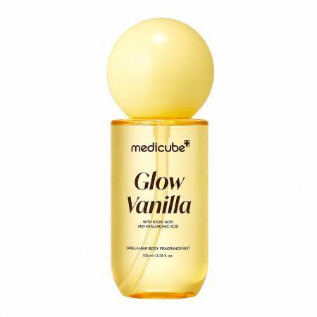 میست خوشبو کننده مو و بدن مدی کیوب مدل Glow Vanilla حجم 100 میل