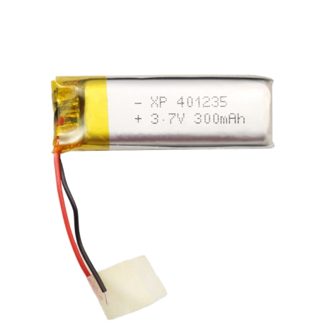 باتری لیتیوم پلیمر 3.7v ظرفیت 300mAh کد 401235جدید