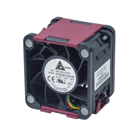 جت فن 12V-3.3A قاب دار سایز 6x6x3.8cm مارک DELTA ELECTRONICS مدل FFR0612DHEجدید