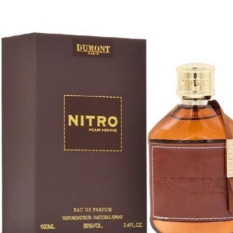عطر ادکلن مردانه دمونت پاریس نیترو پور هوم قهوه ای Dumont Nitro حجم 100 میل