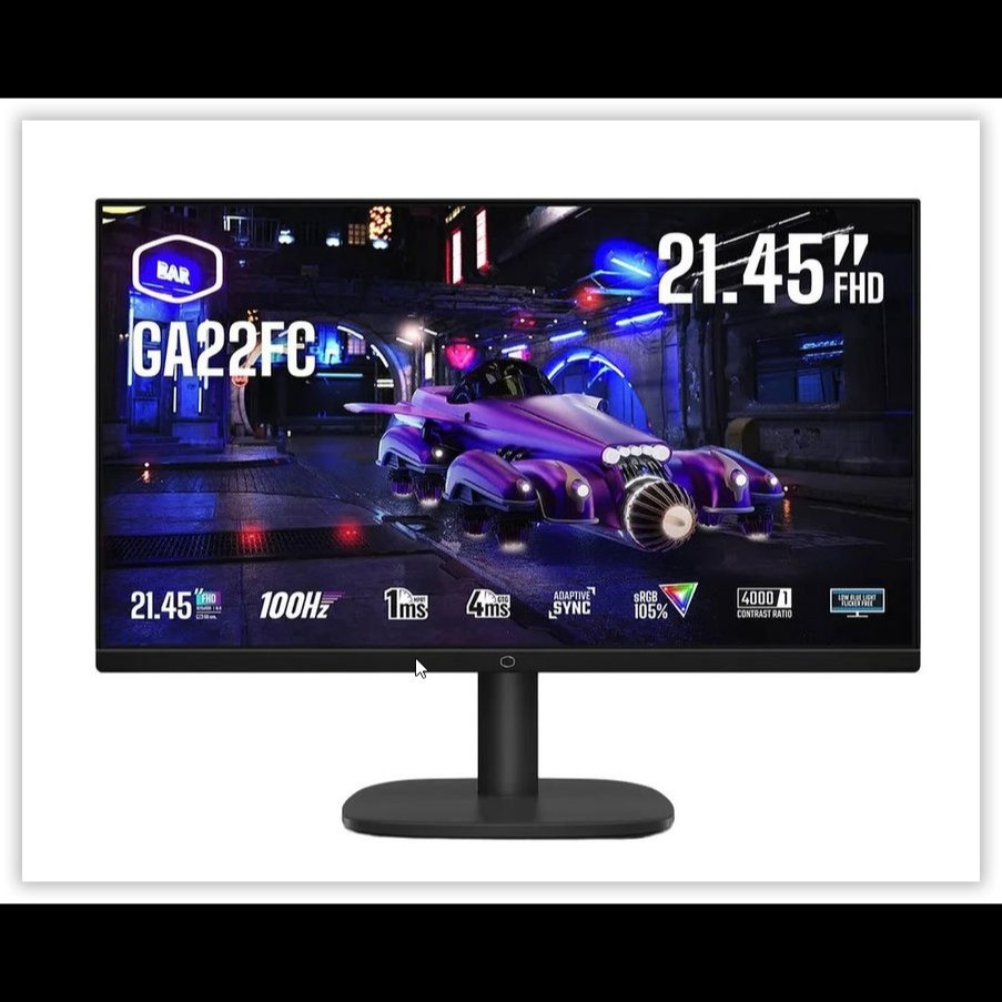 مانیتور گیمینگ کولر مستر مدل CoolerMaster CMI-GA22FC سایز 22 اینچجدید