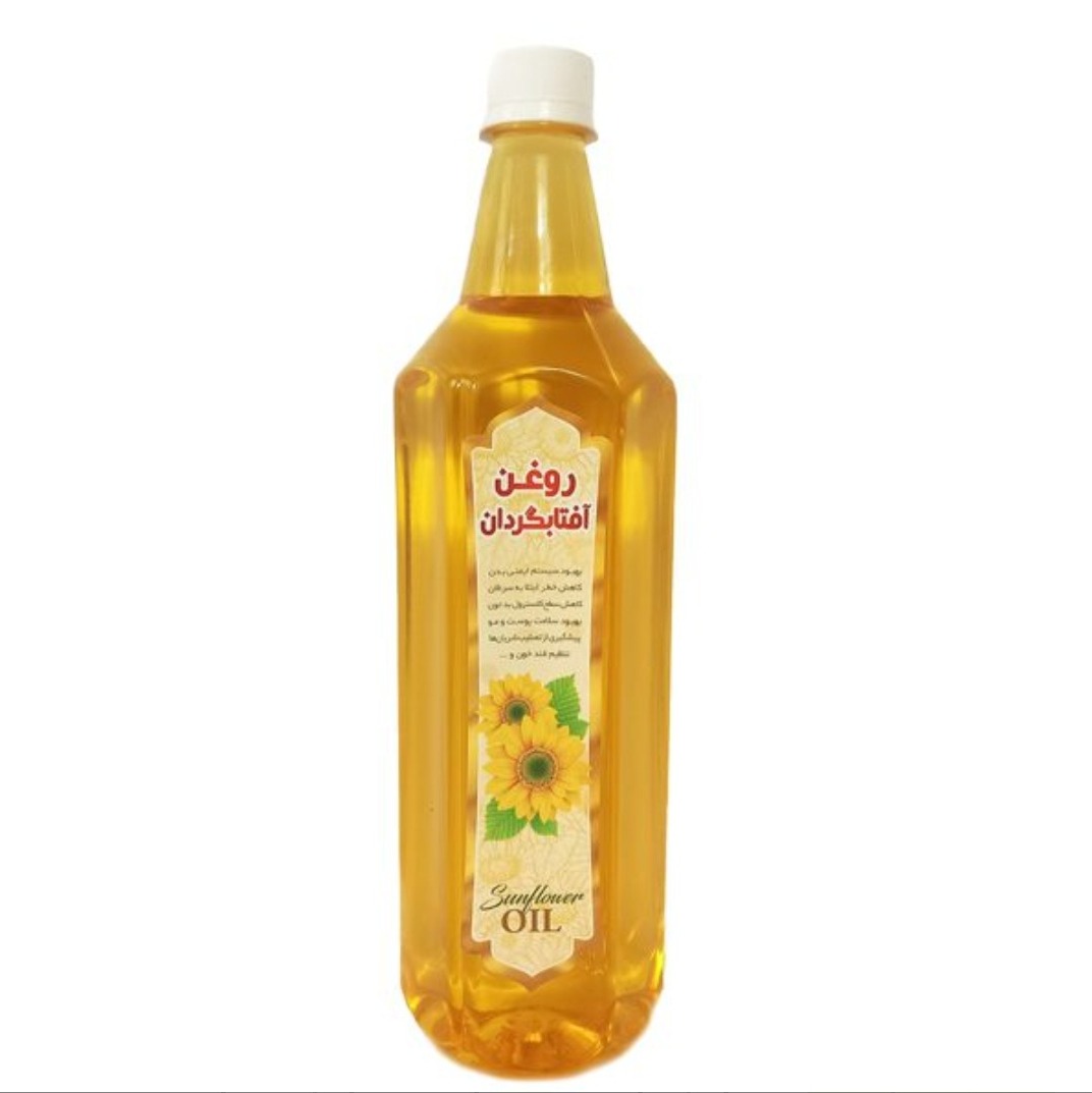 روغن آفتابگردان طبیعی رضوان(1 لیتر) طبیعت ناب 
