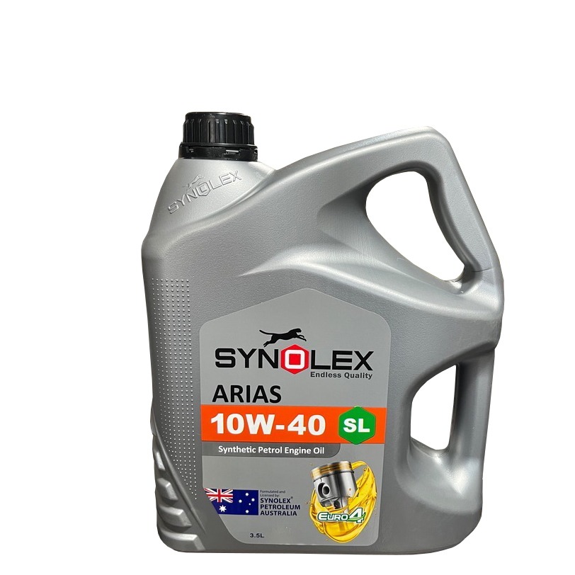 روغن موتور سینولکس مدل آریاس 10W-40 SL حجم 3.5 لیترجدید