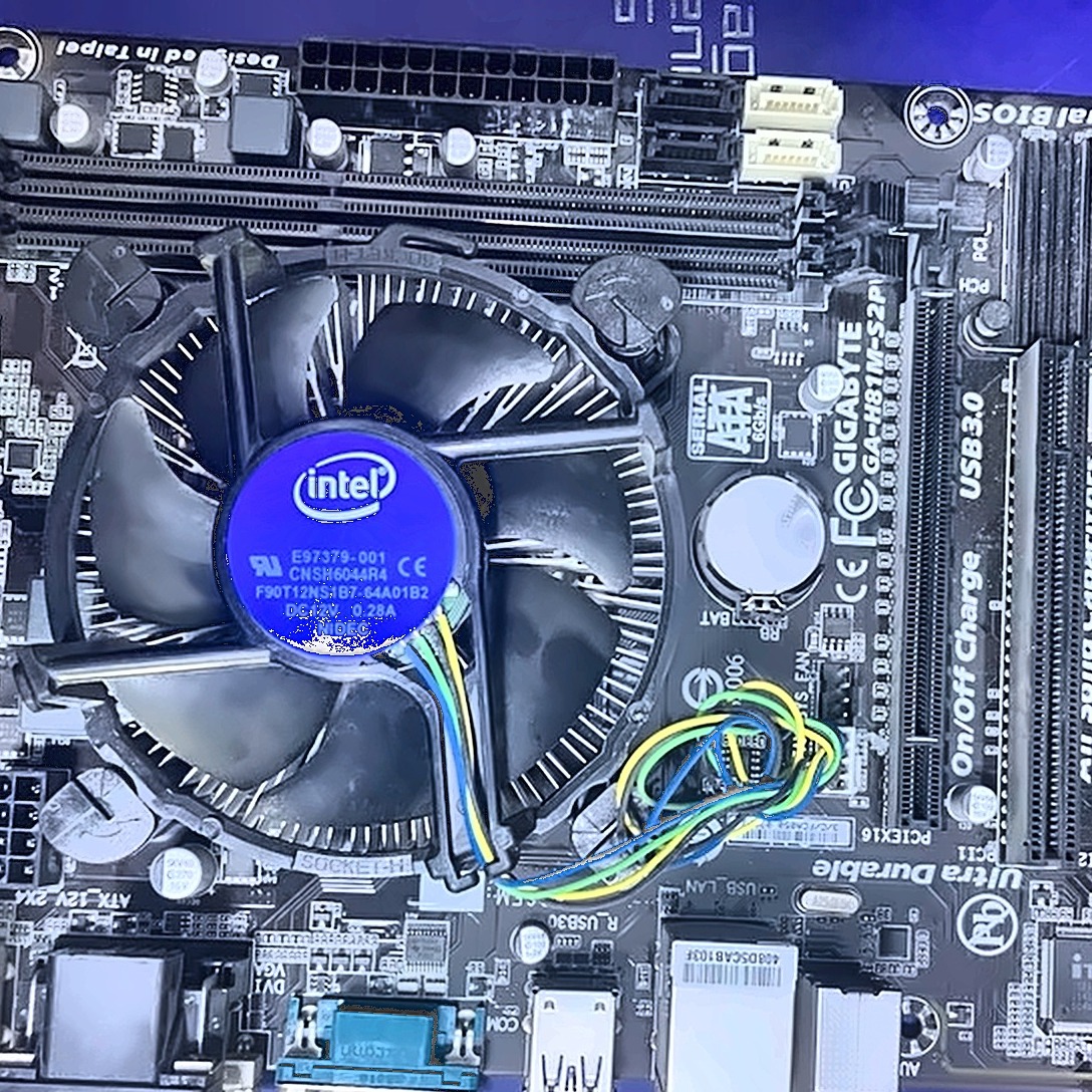 باندل مادربرد گیگابایت H81 پردازنده Core i5 نسل 4جدید