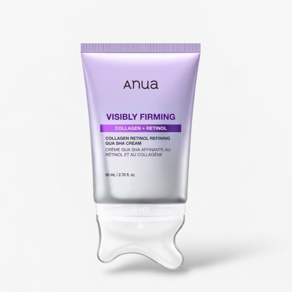 کرم گواشا ضدچروک و لیفتینگ آنوا رتینول و کلاژن جوانساز حجم 80 میلیلیتر Anua Visibly Firming Collagen Retinol Refining...
