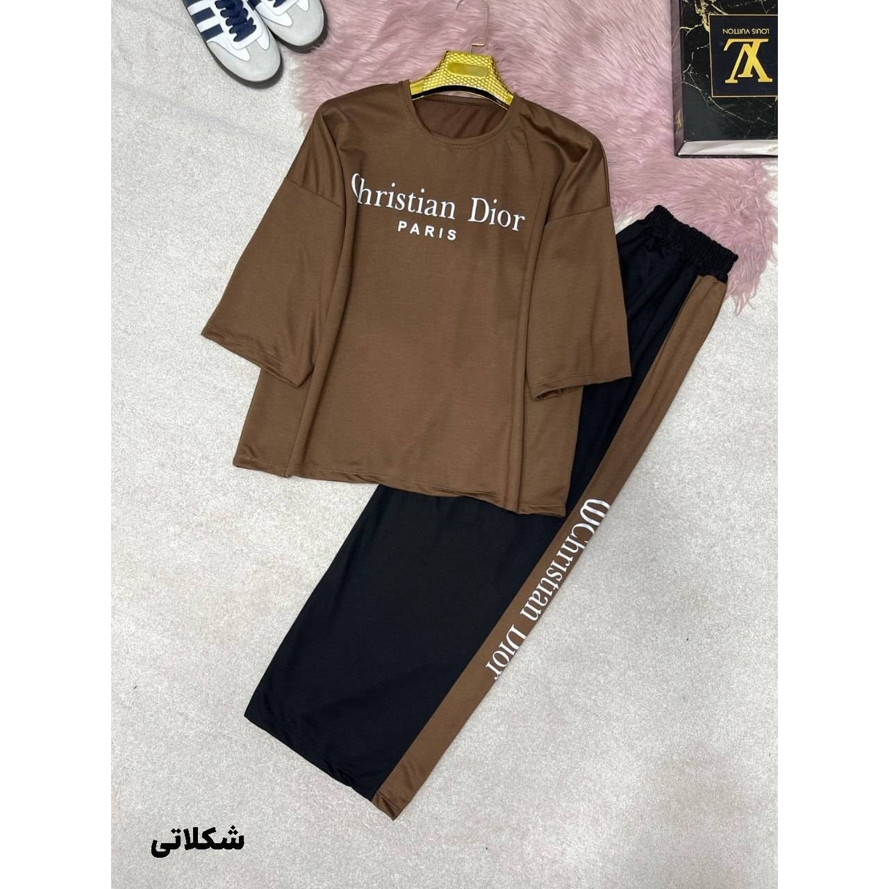 ست Dior جنس پنبه گلکسی درجه یک فری38تا46جدید