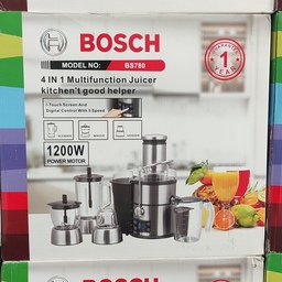 آبمیوه گیری چهارکاره بوش آلمان BOSCH مدل 780 توان 1200 وات صفحه لمسی ارسال رایگان