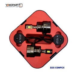 لامپ هدلایت  پایه D2S-D4s سری D برند ConPeX  مدل M13 جایگزین لامپ های زنون فابریک خودروهای وارداتی در ونو پارت