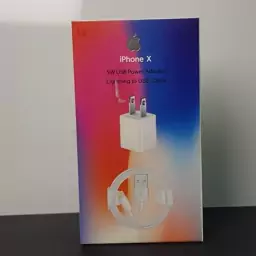 شارژر ایفون 5 وات USB Power Adapter اورجینال IPHONE X به همراه کابل