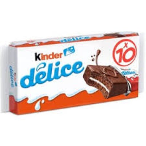 کیک شکلاتی کیندر 10 عددی Kinder Delice