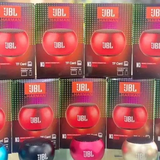 مینی اسپیکر بلوتوثی طرح JBL مدل Mini M3 رنگ به انتخاب فروشگاه