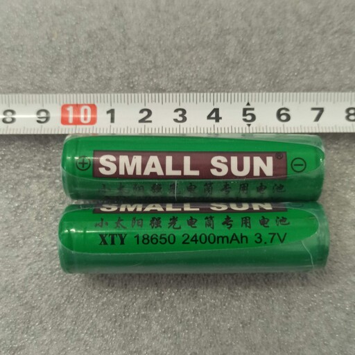 باتری لیتیوم استوانه ای Small Sun 18650 2400mAh