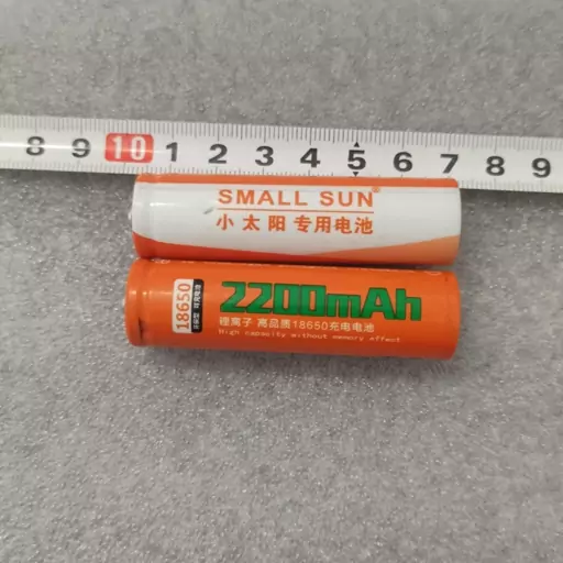 باتری باطری لیتیوم استوانه ای Small Sun 18650 2200mAh