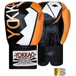 دستکش بوکس چرم YOKKAO مدل FROST ORANGE