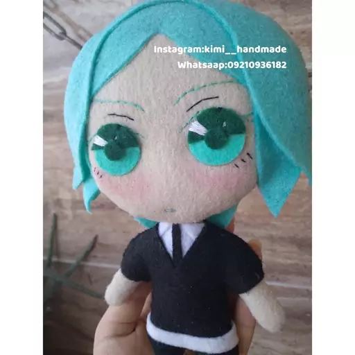 عروسک انیمه phos نمدی مدل land of lustrous شماره سه