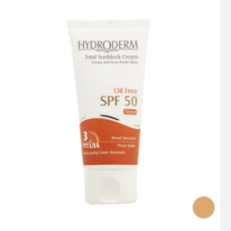 کرم ضد آفتاب هیدرودرم مدل Medium Beige SPF50