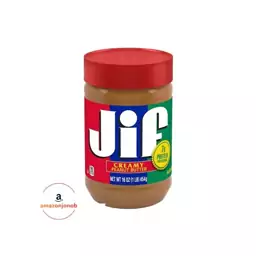 کره بادام زمینی جیف jif مدل creamy(اورجینال)