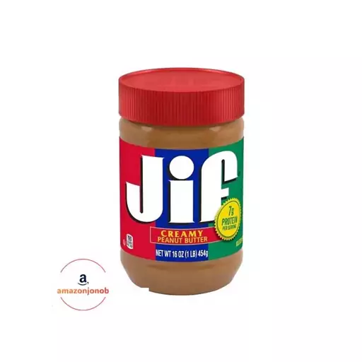 کره بادام زمینی جیف jif مدل creamy(اورجینال)