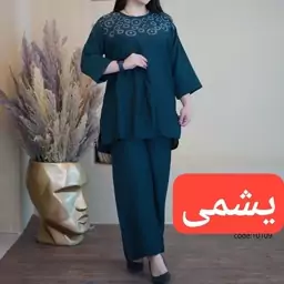 ست تونیک و شلوار زنانه جنس بابوس شومیز زنانه تونیک زنانه بلوز شلوار زنانه بلوز زنانه لباس زنانه تونیک زنونه ست بلوز شلوا