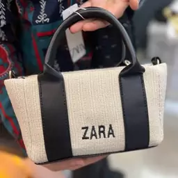 کیف کنفی زارا تابستانی زنانه دخترانه مجلسی کنف حصیر حصیری تابستونی ZARA جادار جا دار اسپرت پاسپورتی دوشی دستی اسپورت نود