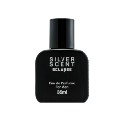 عطر ادکلن  جیبی مردانه اسکلاره مدل سیلور سنت  Silver Scent حجم 35 میلی لیتر