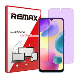 گلس گوشی شیائومی Redmi 10A هیدروژلی آنتی پرپل (ضد اشعه بنفش) برند ریمکس جهت جلوگیری از خستگی و محافظت از چشم