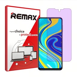 گلس گوشی شیائومی Redmi Note 9S هیدروژلی آنتی پرپل (ضد اشعه بنفش) برند ریمکس جهت جلوگیری از خستگی و محافظت از چشم