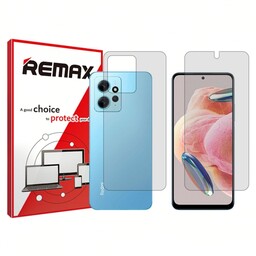 گلس پشت و رو گوشی شیائومی Redmi Note 12 4G هیدروژلی شفاف برند ریمکس  