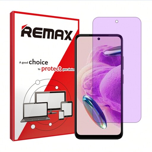 گلس گوشی شیائومی Redmi Note 12S هیدروژلی آنتی پرپل (ضد اشعه بنفش) برند ریمکس 