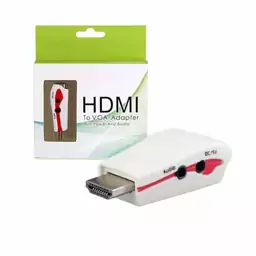 مبدل HDMI به VGA و Audio با کابل صدا و برق