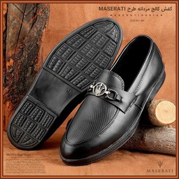 فروش ویژه شیک ترین کفش مردانه کفش کالج مردانه طرح MASERATI سایز 41 الی 44 کیفیت و راحتی بی نظیر